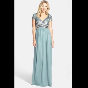 Adrianna Papell gown in light blue
